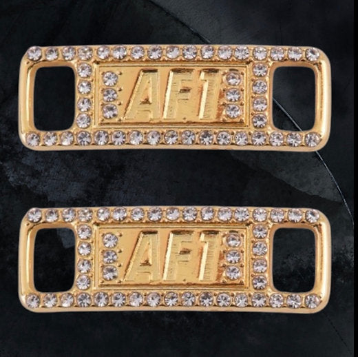Shoebuckles Iced Out Gold